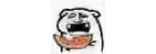 🍉 emoji 傻傻der蓝弟弟 Telegram sticker 19 of 118