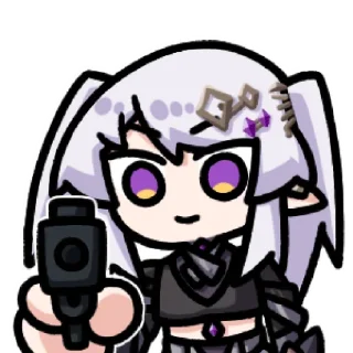 🔫 emoji B站慕斯lorister @zhaxia_cn Telegram sticker 10 of 16