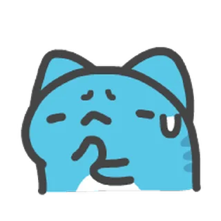 😓 emoji ᯤ @MaximXStickers Telegram sticker 11 of 40