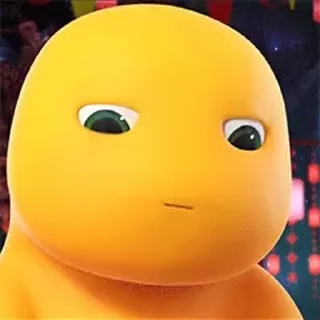 😕 emoji cute奶龙 Telegram sticker 16 of 100