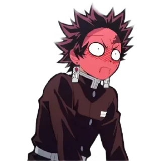 😳 emoji Demon slayer Telegram sticker 16 of 27