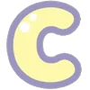 ⭐ emoji ⭐️  𑁯 ˖   𝑐𝑢𝑡𝑖𝑒𝑝𝑖𝑒 — @squahre  𝅄 ׁ ♡ Telegram sticker 3 of 104