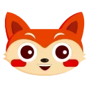 😉 emoji KuCoin x KuFox Telegram sticker 1 of 15