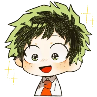 ✨ emoji DEKU @ANIMESTICKERCHANNEL Telegram sticker 11 of 80