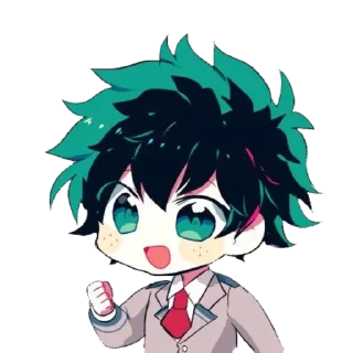 😮 emoji DEKU @ANIMESTICKERCHANNEL Telegram sticker 20 of 80