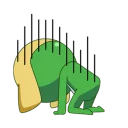 😞 emoji Keroro Cartoon capture Telegram sticker 6 of 42