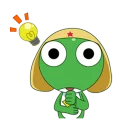😮 emoji Keroro Cartoon capture Telegram sticker 19 of 42