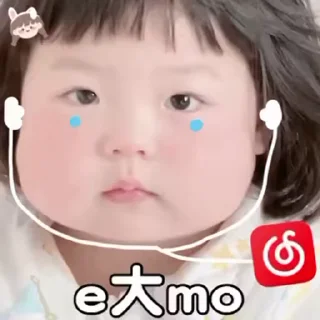 Sticker from 小孩表情包点击 @shayudidibiaoqing