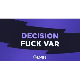 Sticker from VAR is Bull Shit