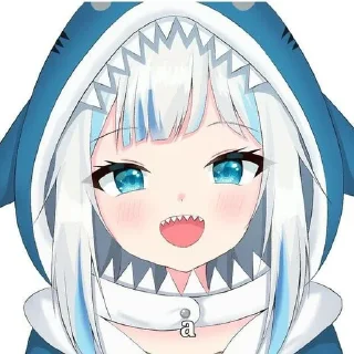 🦈 emoji *ೋGawr Gura||@zcpewxv Telegram sticker 17 of 25
