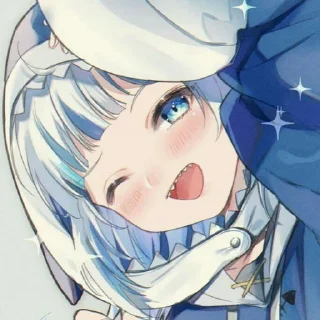 🦈 emoji *ೋGawr Gura||@zcpewxv Telegram sticker 8 of 25