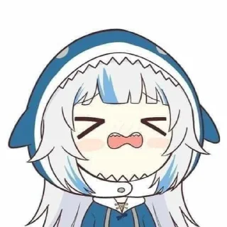 🦈 emoji *ೋGawr Gura||@zcpewxv Telegram sticker 23 of 25