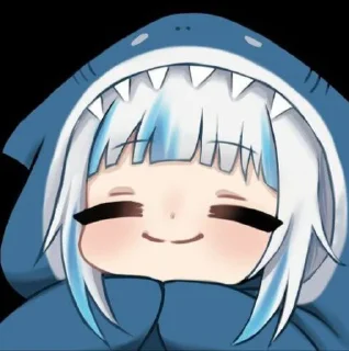 🦈 emoji *ೋGawr Gura||@zcpewxv Telegram sticker 18 of 25