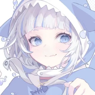 🦈 emoji *ೋGawr Gura||@zcpewxv Telegram sticker 14 of 25