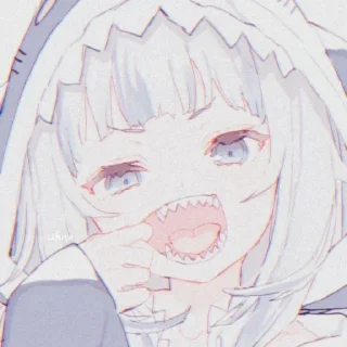 🦈 emoji *ೋGawr Gura||@zcpewxv Telegram sticker 13 of 25