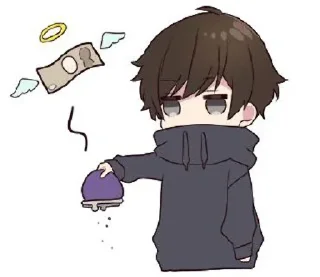 Sticker from Menhera Kun