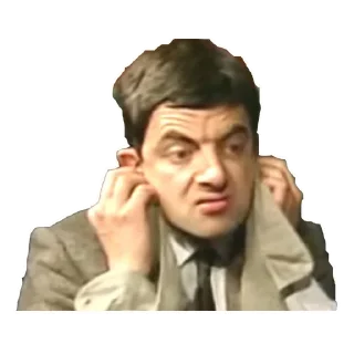 🙉 emoji Mr. Bean Telegram sticker 12 of 21