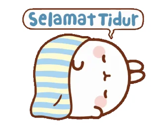 💤 emoji @xxyuji || Molang : Happiness is here! Telegram sticker 21 of 24