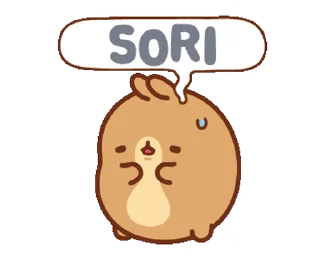 🙏 emoji @xxyuji || Molang : Happiness is here! Telegram sticker 7 of 24