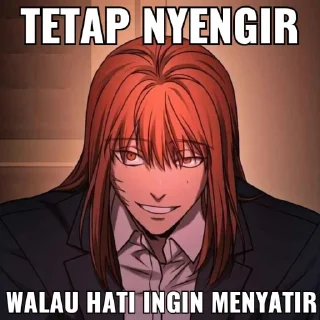 Sticker from Mim manhwa flop, punya @yeomdaejong.