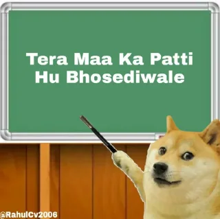 😂 emoji Dogi Cheems @RahulCv2006 Telegram sticker 13 of 65