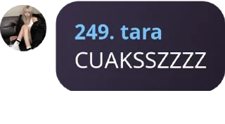 Sticker from tara