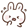 ⭐ emoji Mochi rabbit chan @deazzle Telegram sticker 15 of 40