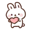 ⭐ emoji Mochi rabbit chan @deazzle Telegram sticker 17 of 40