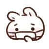 ⭐ emoji Mochi rabbit chan @deazzle Telegram sticker 8 of 40