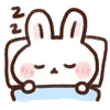 ⭐ emoji Mochi rabbit chan @deazzle Telegram sticker 12 of 40