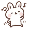 ⭐ emoji Mochi rabbit chan @deazzle Telegram sticker 23 of 40