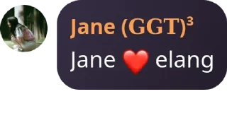 💜 emoji Jane stiker ⛔️ Telegram sticker 13 of 14