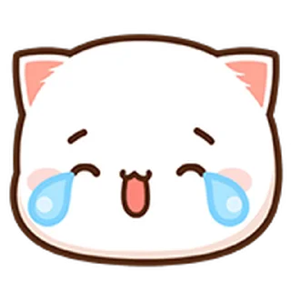 ⭐ emoji 蜜桃貓動態表情貼 @moe_sticker_bot Telegram sticker 23 of 40