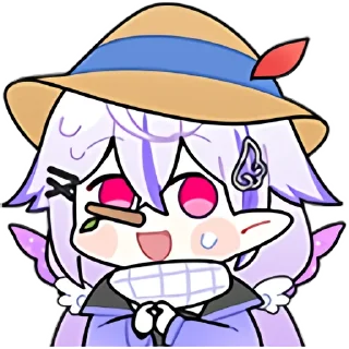 😉 emoji 七濑Unia By.匣子 @limeSticker Telegram sticker 23 of 47