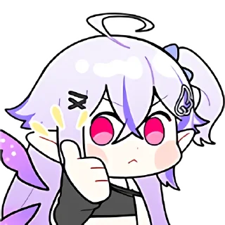 👍 emoji 七濑Unia By.匣子 @limeSticker Telegram sticker 6 of 47