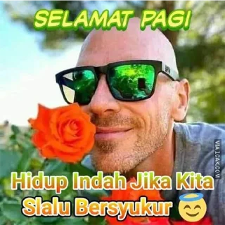 ☀️ emoji Sticker WA Selamat Pagi Telegram sticker 5 of 8