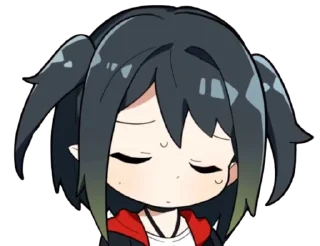 😔 emoji 可露希尔 Telegram sticker 18 of 38