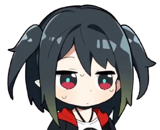 😕 emoji 可露希尔 Telegram sticker 19 of 38
