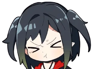 😣 emoji 可露希尔 Telegram sticker 15 of 38