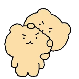 Sticker from 망그러진 곰 5 @moe_sticker_bot