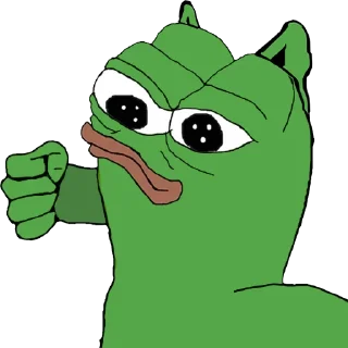 🫣 emoji FROGE Telegram sticker 11 of 33