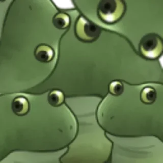 👀 emoji Concerned Frog Telegram sticker 6 of 101