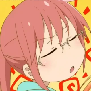 🌾 emoji Kobayashi @anime_stickerspack Telegram sticker 15 of 28