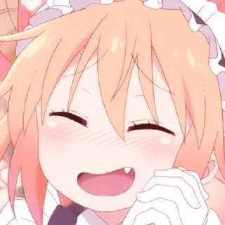 Sticker from ،، ◦ Tohru Kobayashi : @fckmne ʾʾ