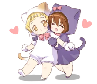 🍀 emoji ⋆ Boy Of A Cat Ear 2 ࿈ @petiteyeux ♡% Telegram sticker 14 of 39