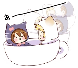 Sticker from ⋆ Boy Of A Cat Ear 2 ࿈ @petiteyeux ♡%
