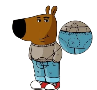 🥵 emoji chill guy Telegram sticker 7 of 7