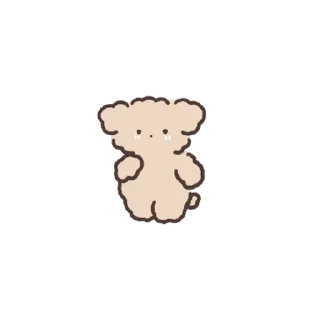 💬 emoji 미니뽀짝 아기푸들 2 By @KakaoEmoticon Telegram sticker 22 of 24