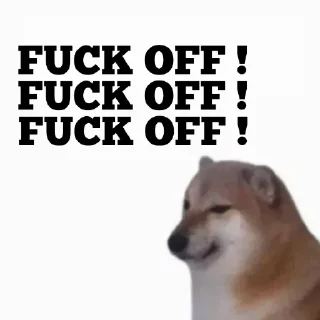 🥲 emoji Fuck off by @Thunder_king_xd Telegram sticker 21 of 42