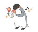 🎵 emoji Small birds sticker! Telegram sticker 15 of 40